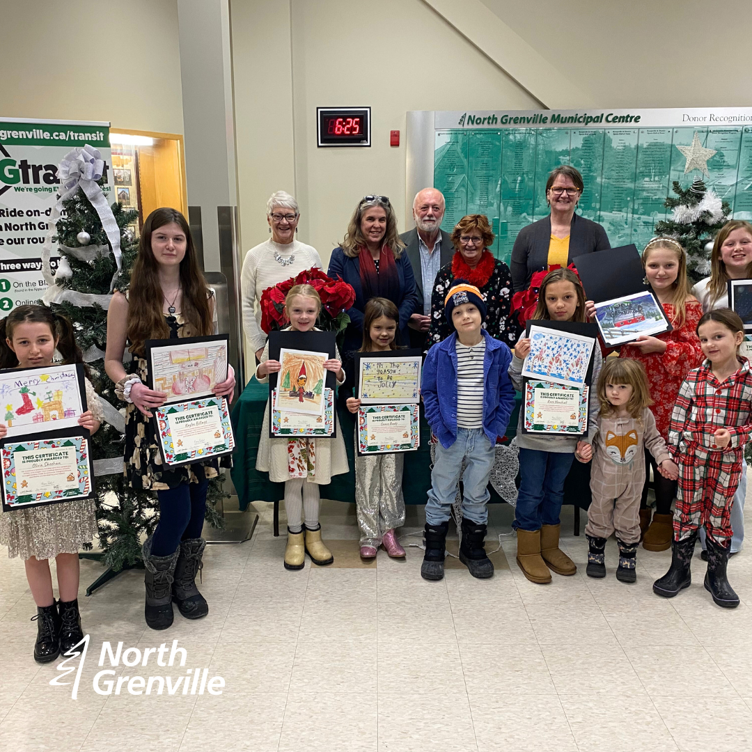 Young Artists Shine in North Grenville’s 2025 Holiday Card Design Contest