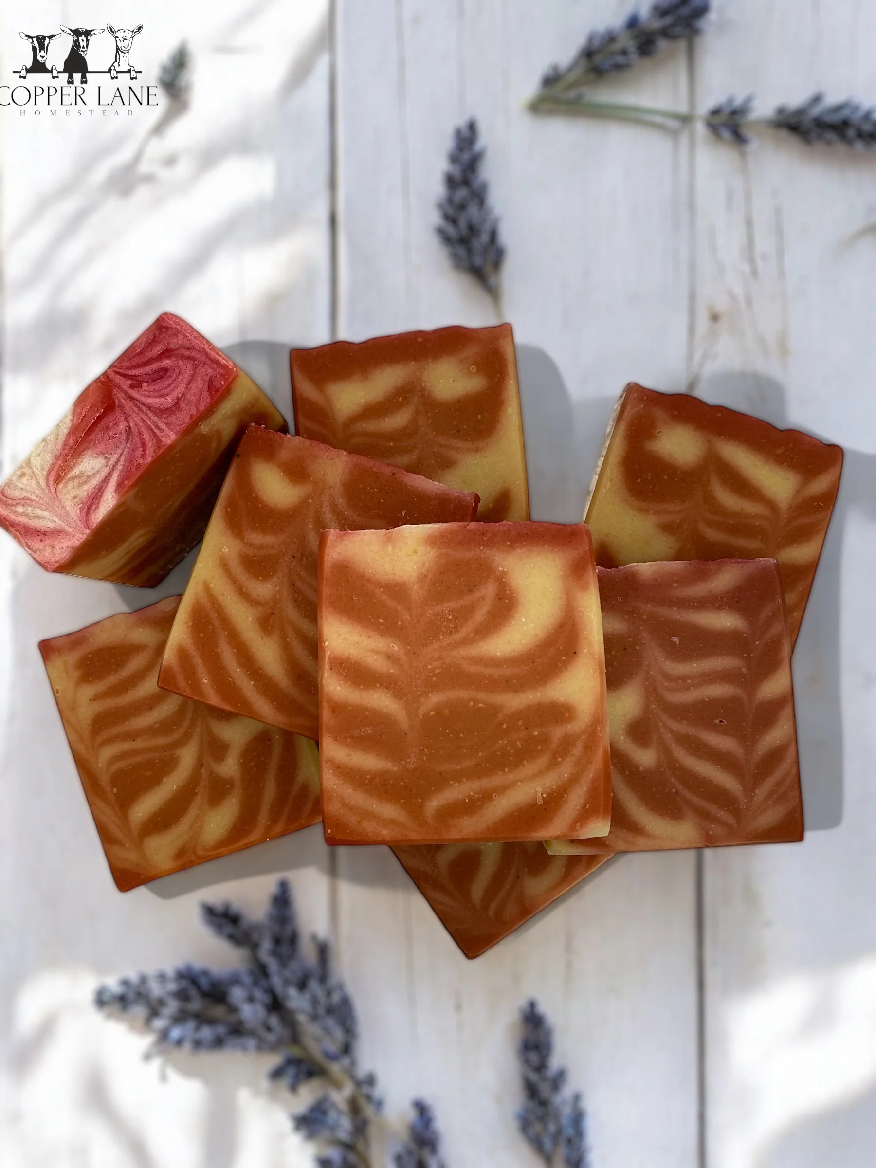 Candy Cane Soap - Copperlane Homestead